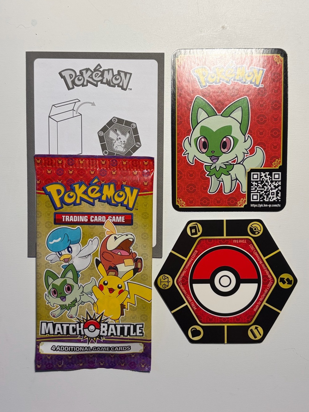Pokemon 2023 McDonalds Match Battle Booster Pack Set Sealed